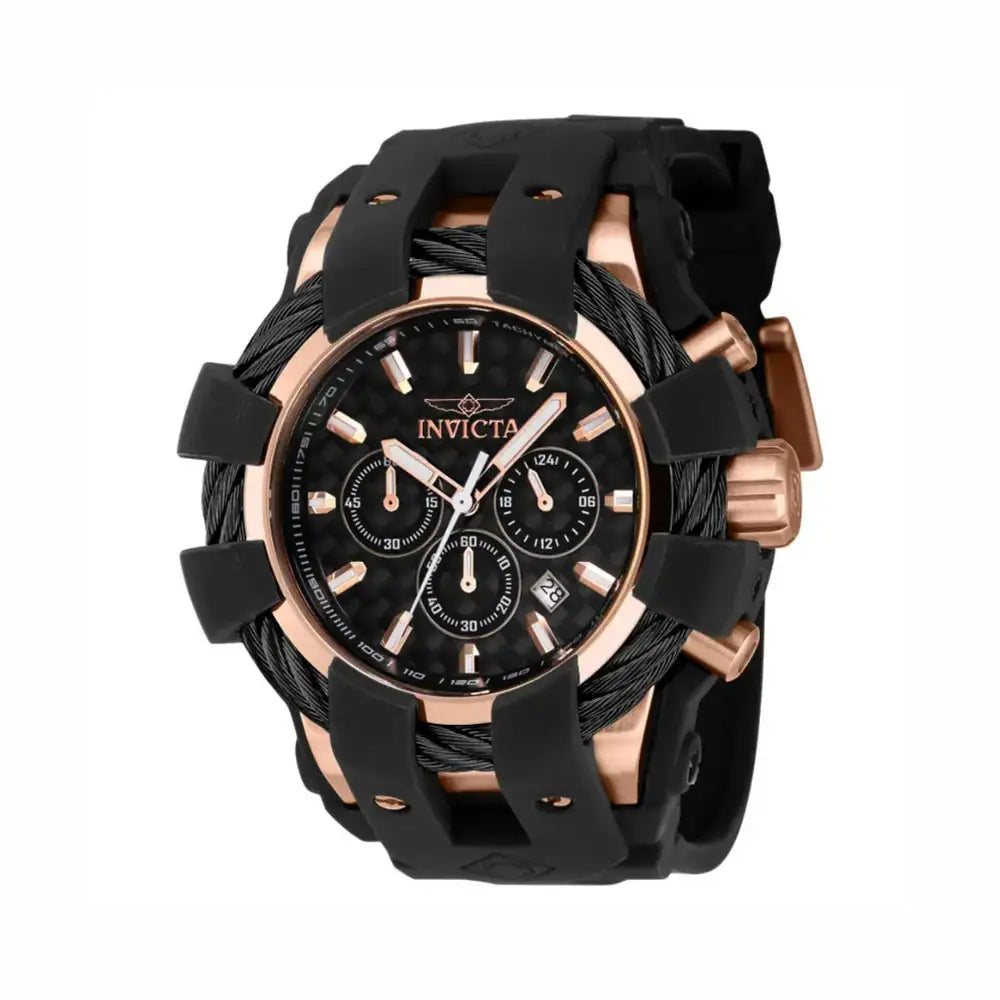 Reloj Deportivo para Hombre Invicta Bolt 23867 Negro, Oro Rosa