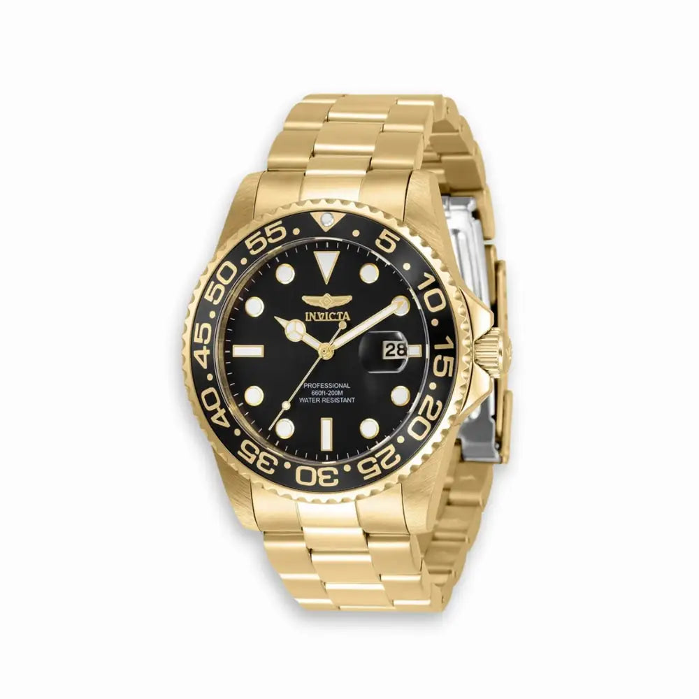 Reloj Elegante Para Hombre Invicta Pro Diver 33257 Oro – TE LO