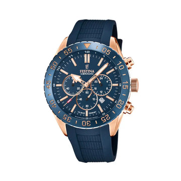 Reloj Deportivo Para Hombre Festina Ceramic F20516/1 - Azul