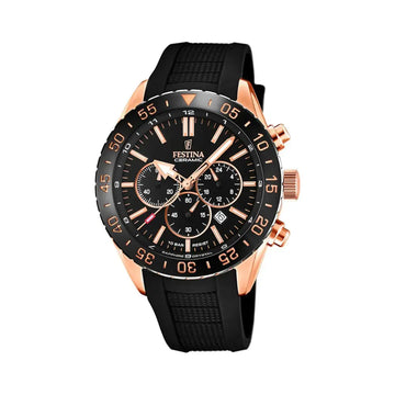 Reloj Deportivo Para Hombre Festina Ceramic F20516/2 - Negro