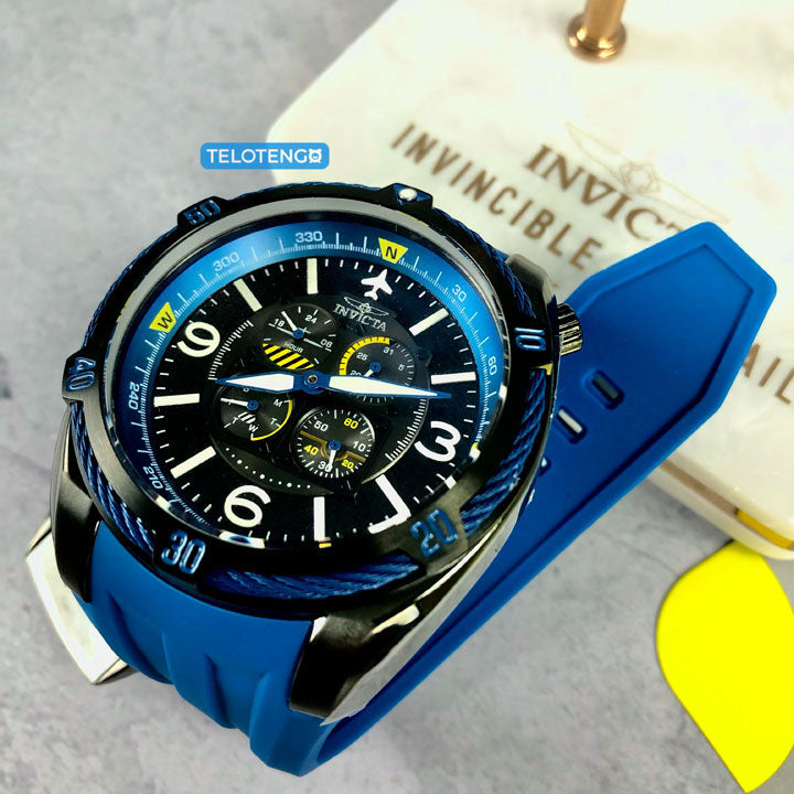 reloj original invicta aviator 28077 para hombre