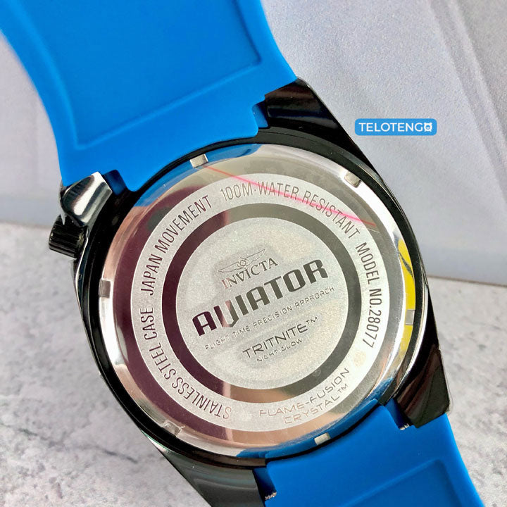 reloj original invicta aviator 28077 para hombre