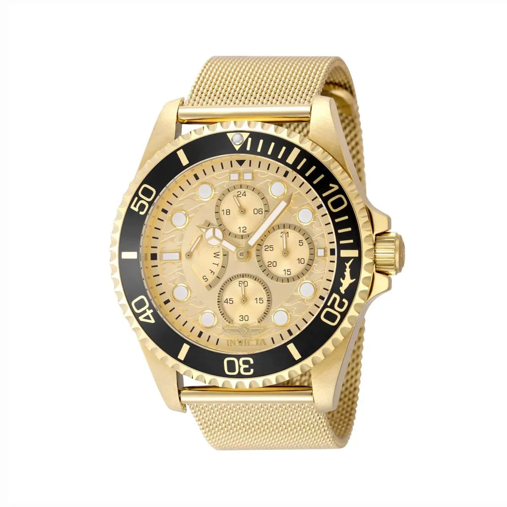 Reloj Elegante Para Hombre Invicta Pro Diver 49403 - Oro