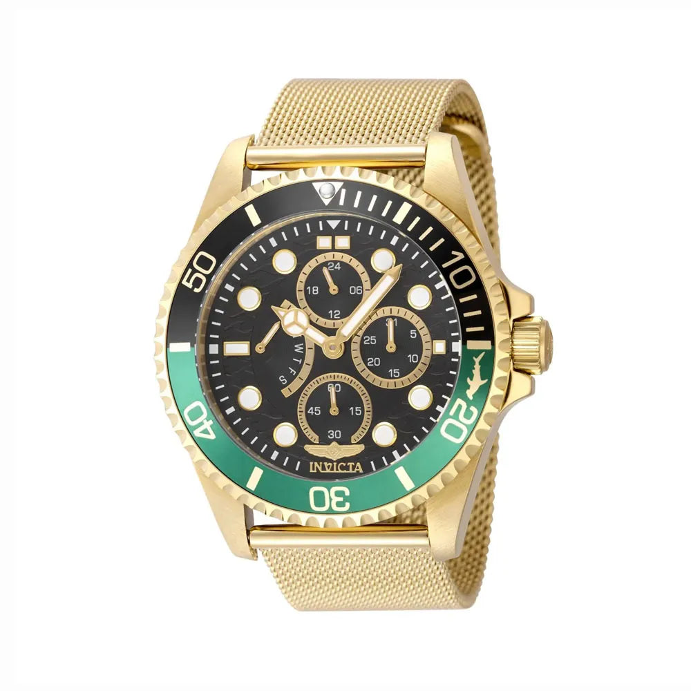 Reloj Elegante Para Hombre Invicta Pro Diver 49405 - Oro
