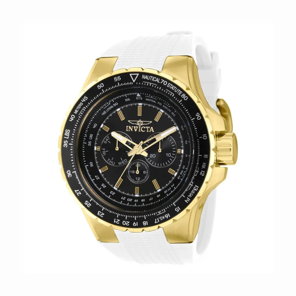 Reloj Deportivo Para Hombre Invicta Aviator 39312 - Blanco
