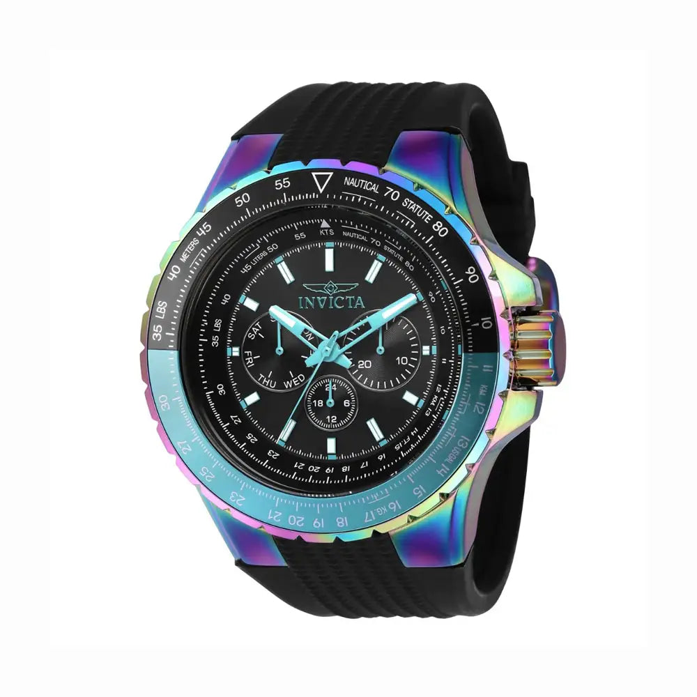 Reloj Deportivo Para Hombre Invicta Aviator 37033 - Negro