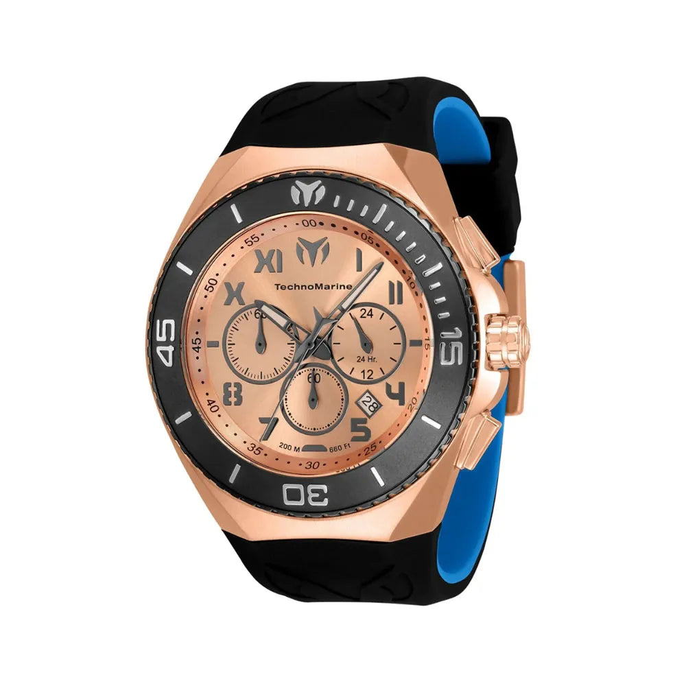 Reloj Deportivo Para Hombre Technomarine Manta TM-220015 - Azul Negro