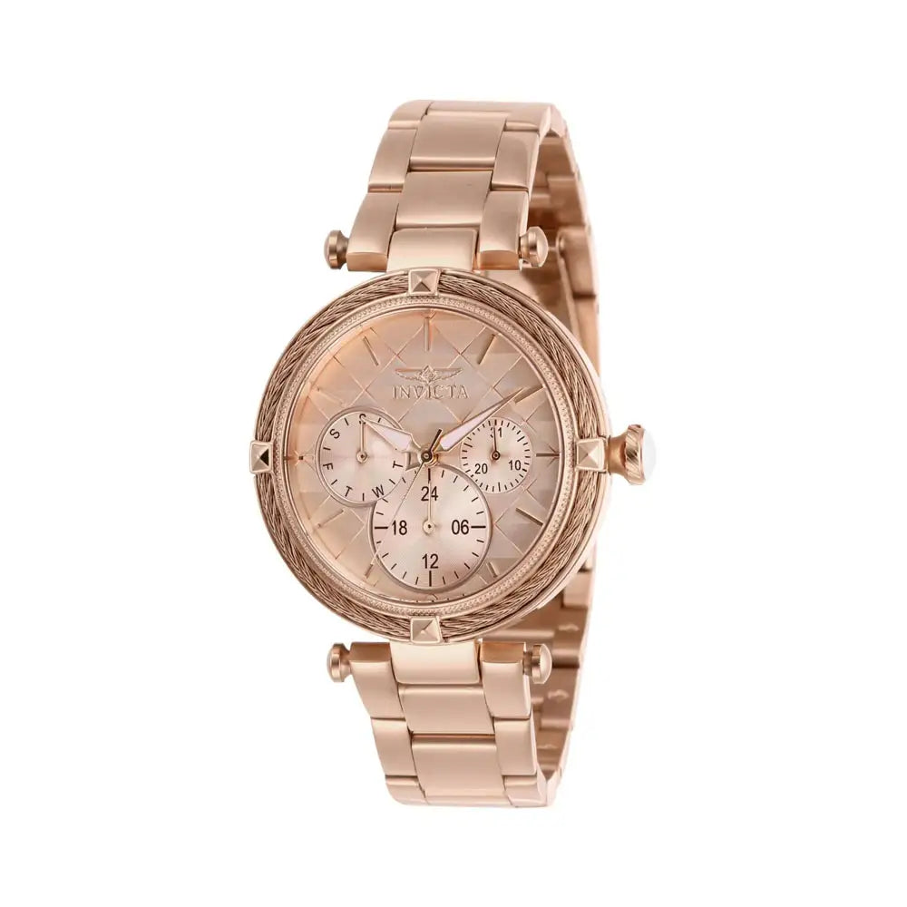 Reloj Elegante Para Mujer Invicta Bolt 28961 - Oro Rosa
