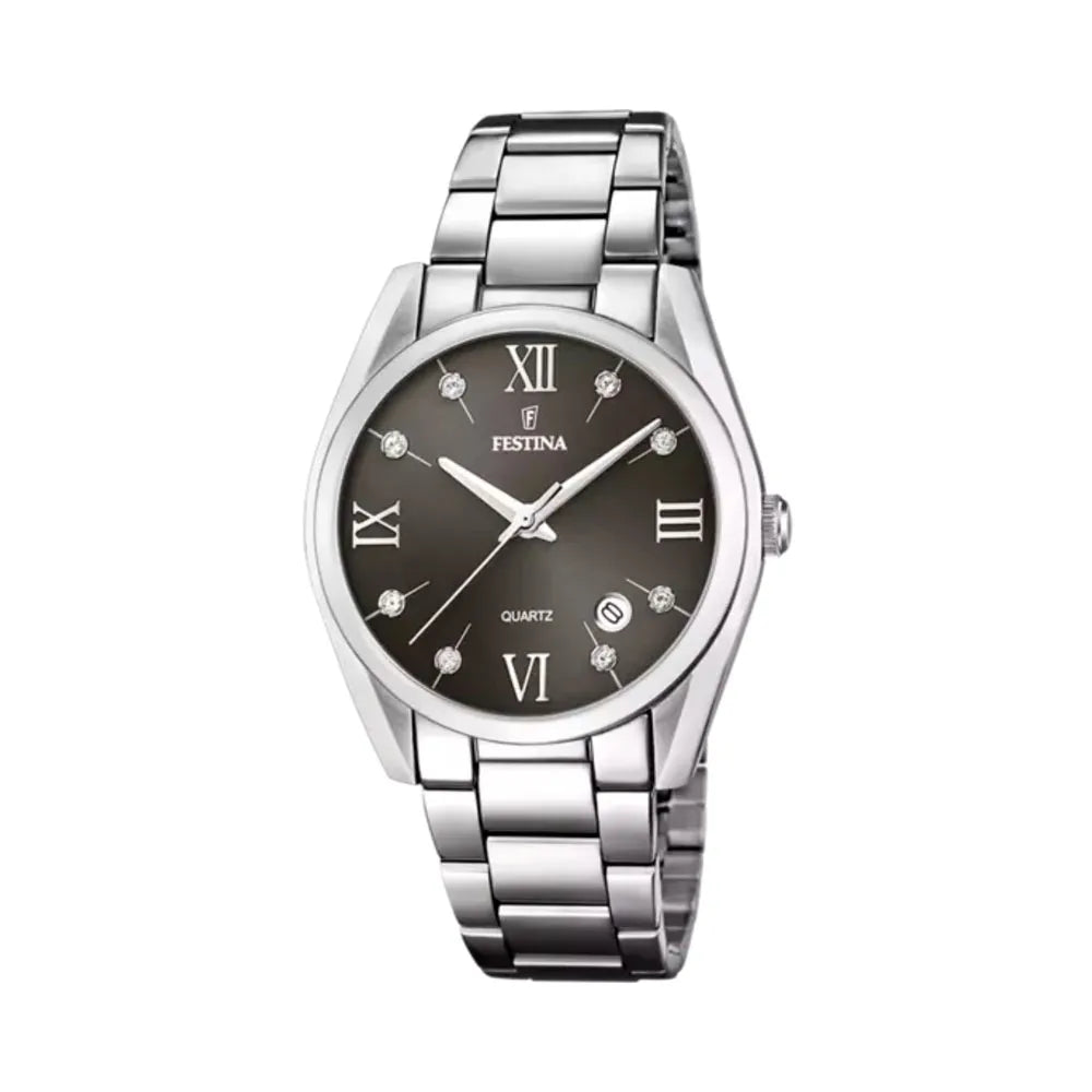Reloj Para Mujer Festina Boyfriend F16790/F - Plateado