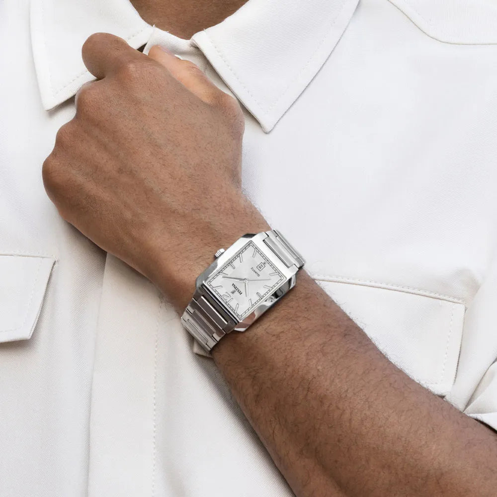 Reloj Análogo Elegante para Hombre Festina On The Square F20677/2- Acero