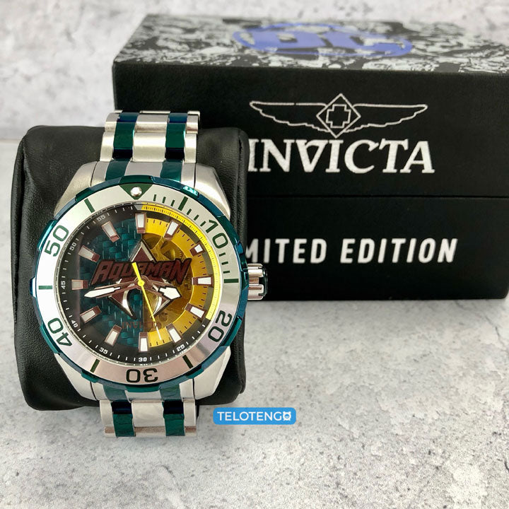 Reloj Aquaman Invicta DC Comics Automático 43686 Original