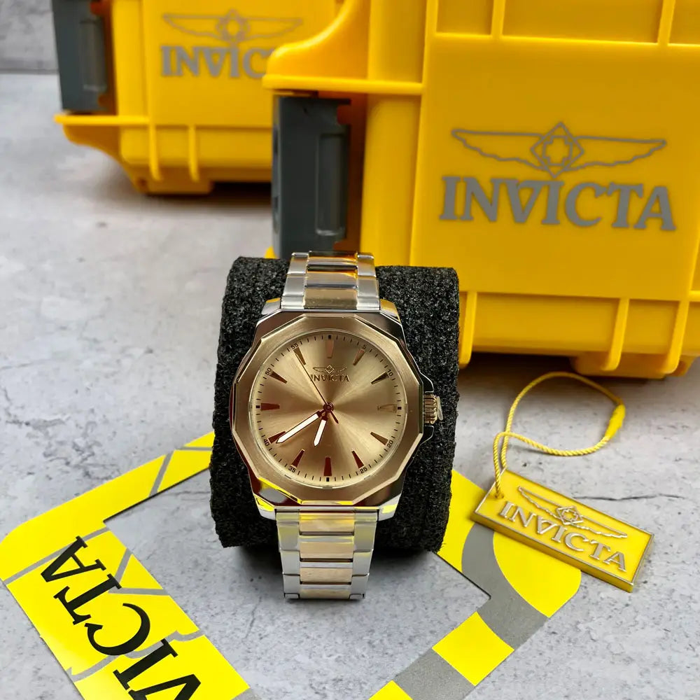 Reloj Elegante Para Hombre Invicta Speedway 46835- Acero, Dorado