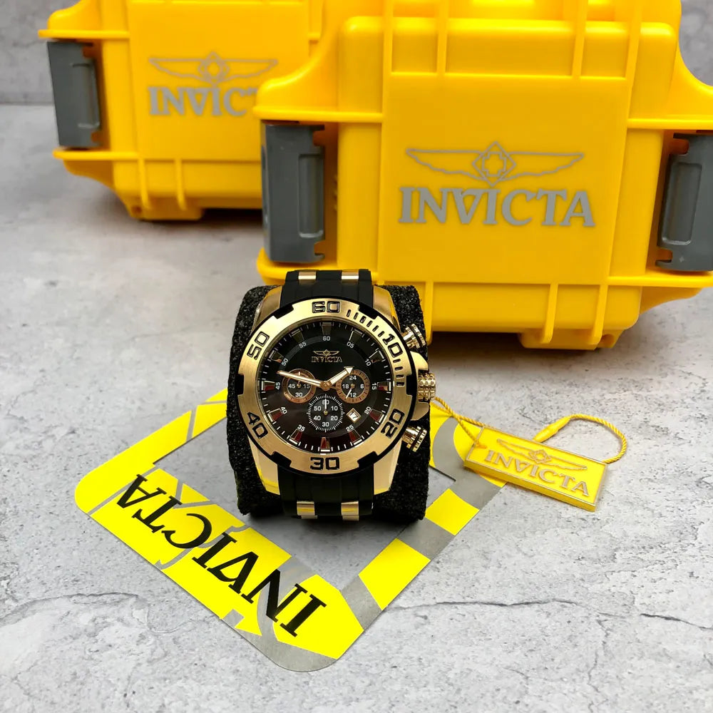Reloj Deportivo Para Hombre Invicta Pro Diver 22340 - Negro