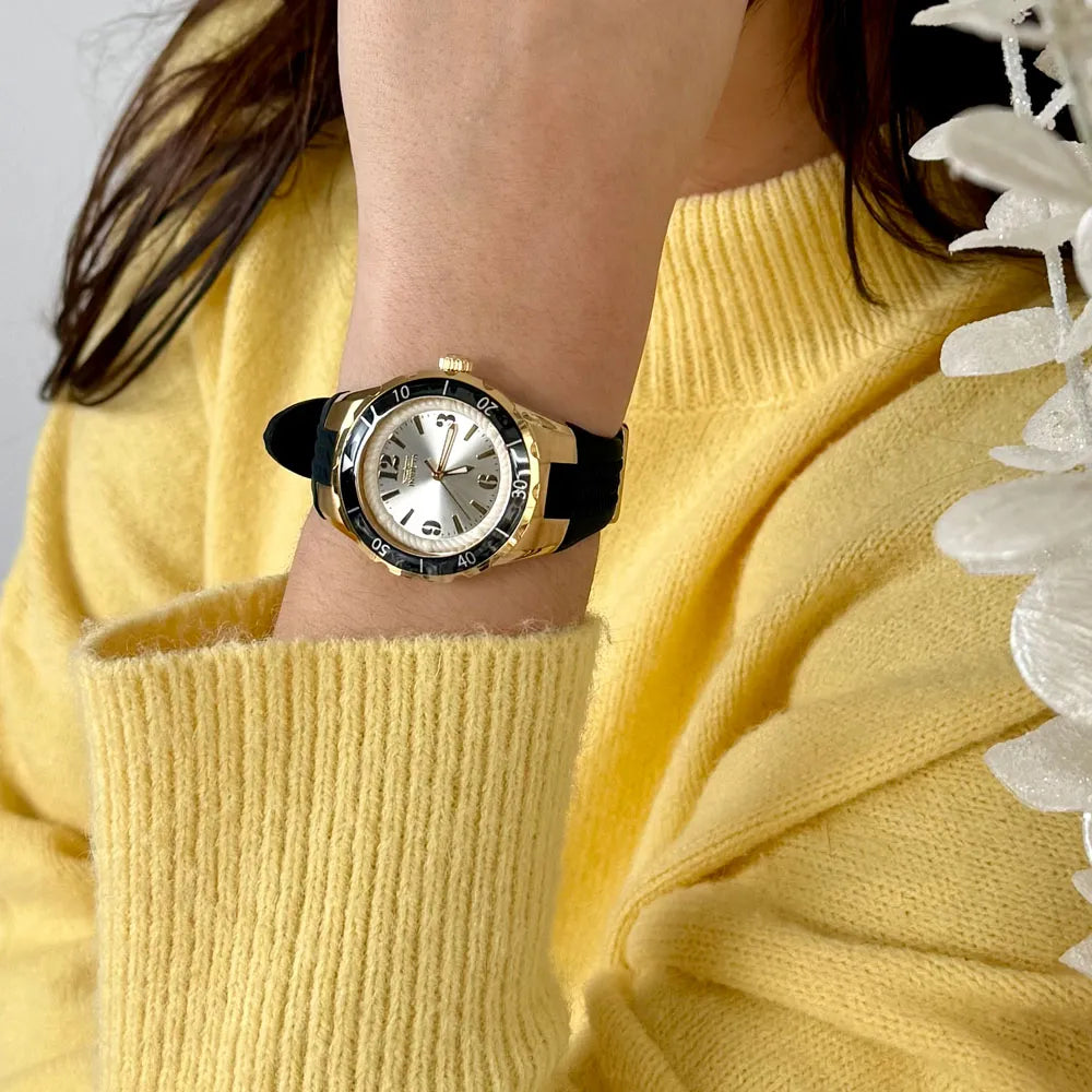 Reloj Elegante Para Mujer Invicta Angel 48852 - Negro