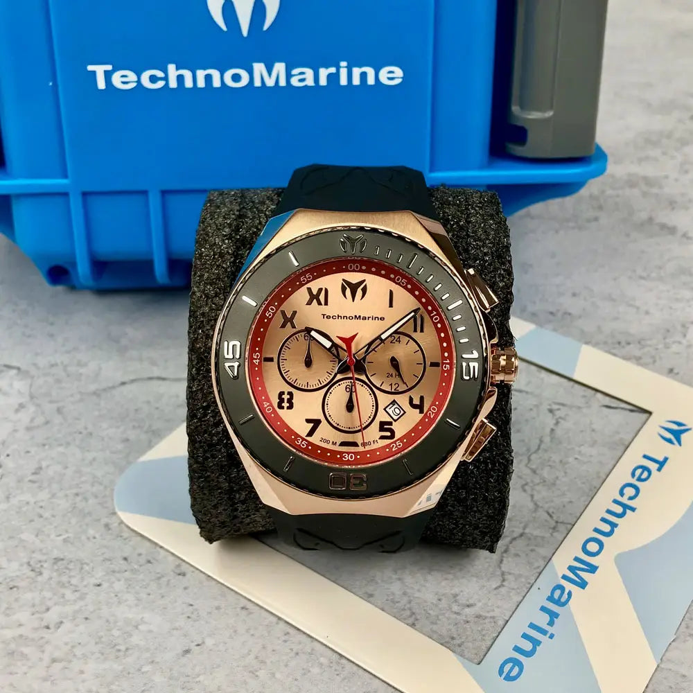 Reloj Deportivo Para Hombre Technomarine Manta TM-221047 - Negro