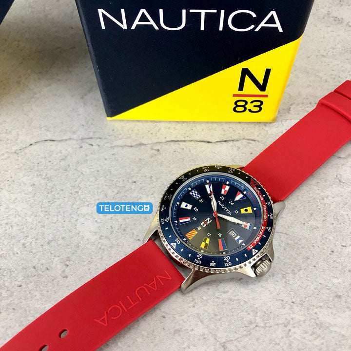 RELOJ PARA HOMBRE ORIGINAL MARCA NAUTICA COCOA BEACH SOLAR NAPCBA131