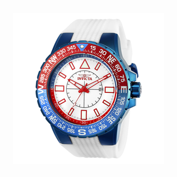 Reloj Deportivo Para Hombre Invicta Aviator Exclusive 23997 - Blanco