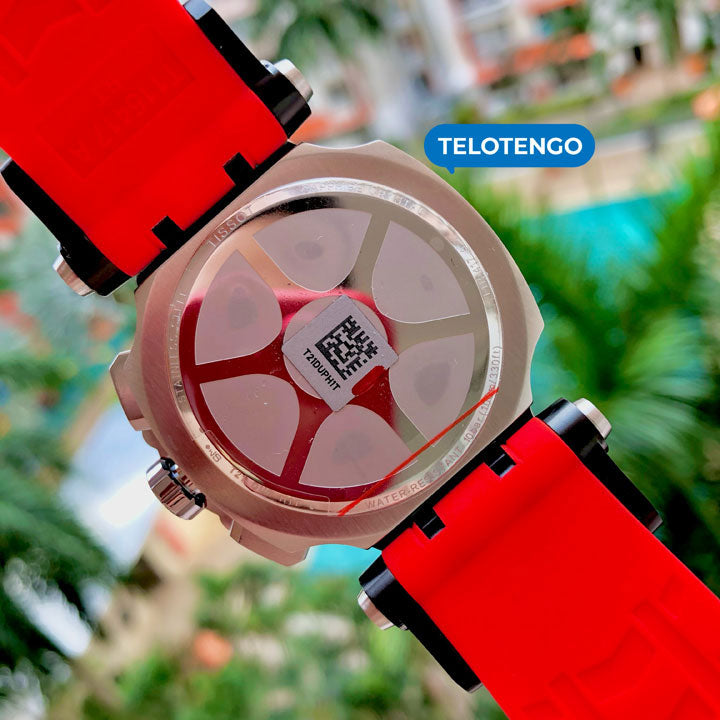 Reloj original para hombre Tissot t race TT1154172705100