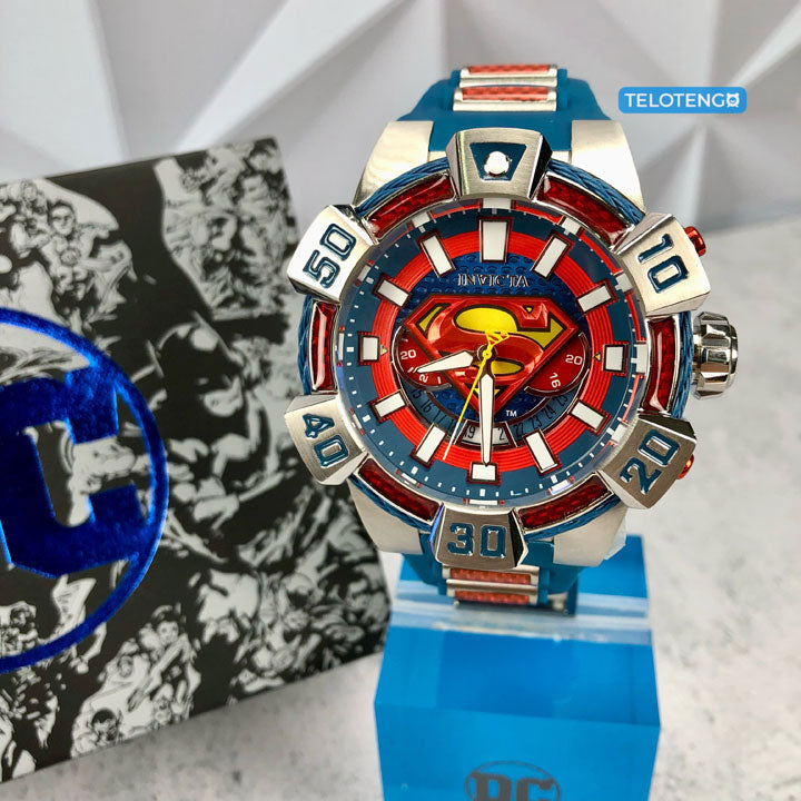 reloj invicta dc comics superman 41075