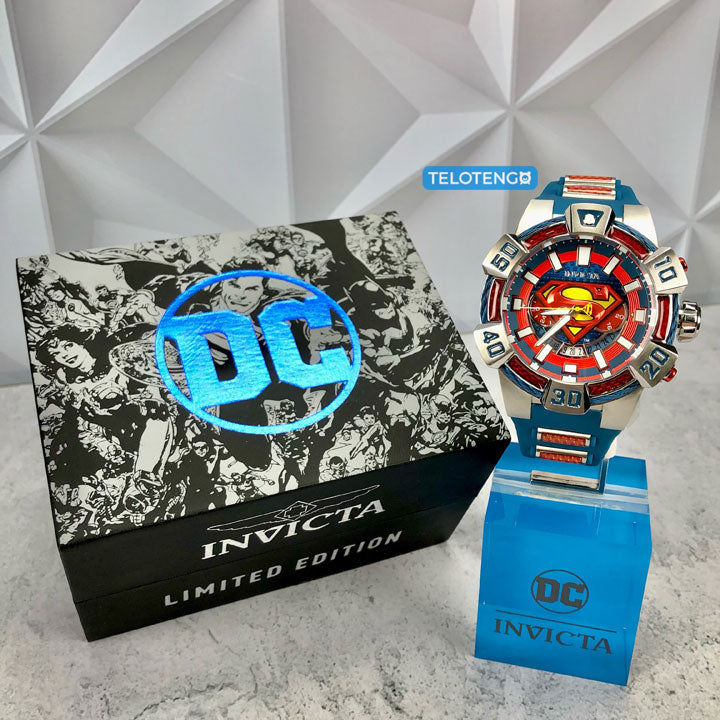 reloj invicta dc comics superman 41075