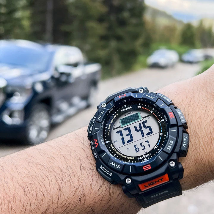 reloj casio pro trek PRG-340-1DR original colombia