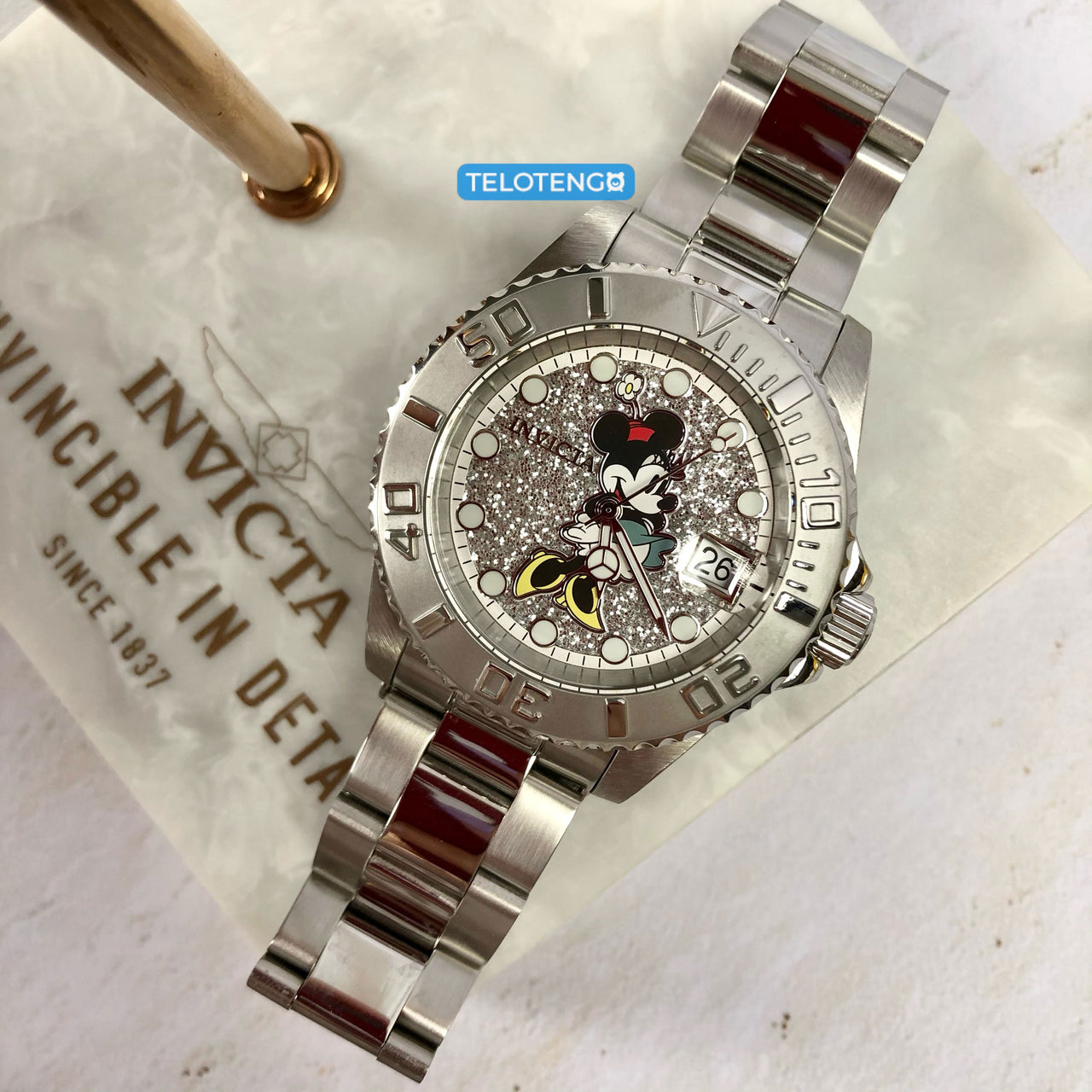 RELOJ ORIGINAL MINNIE MOUSE DISNEY EDICION LIMITADA INVICTA 27384