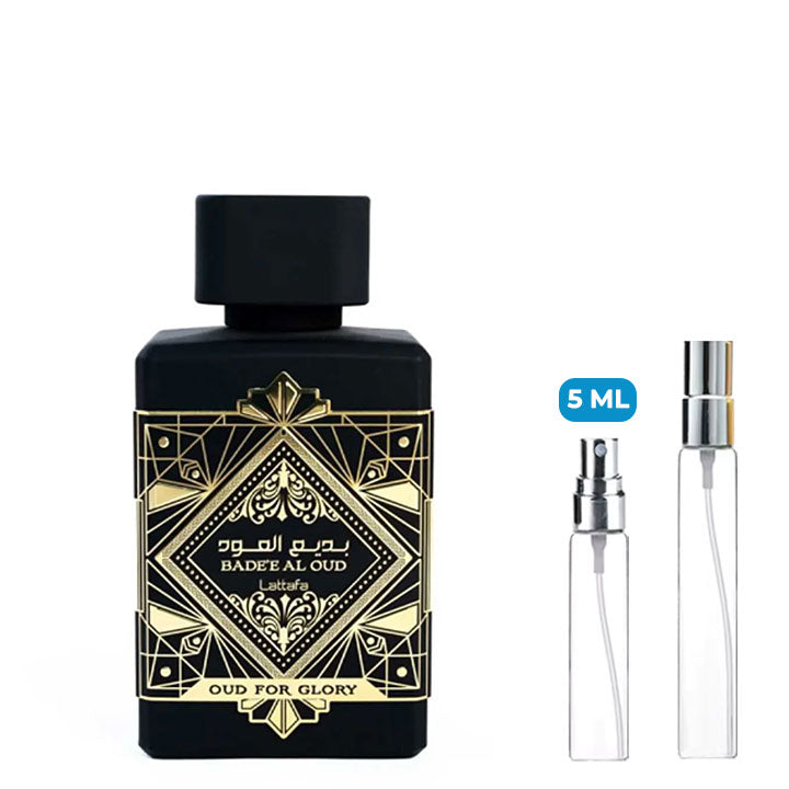 Decant de Perfume Lattafa Bade'E Al Oud Oud For Glory Unisex EDP