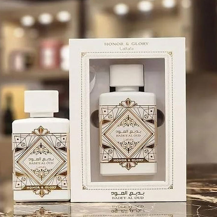 perfume lattafa honor y glory para hombres y mujeres eau de parfum original colombia