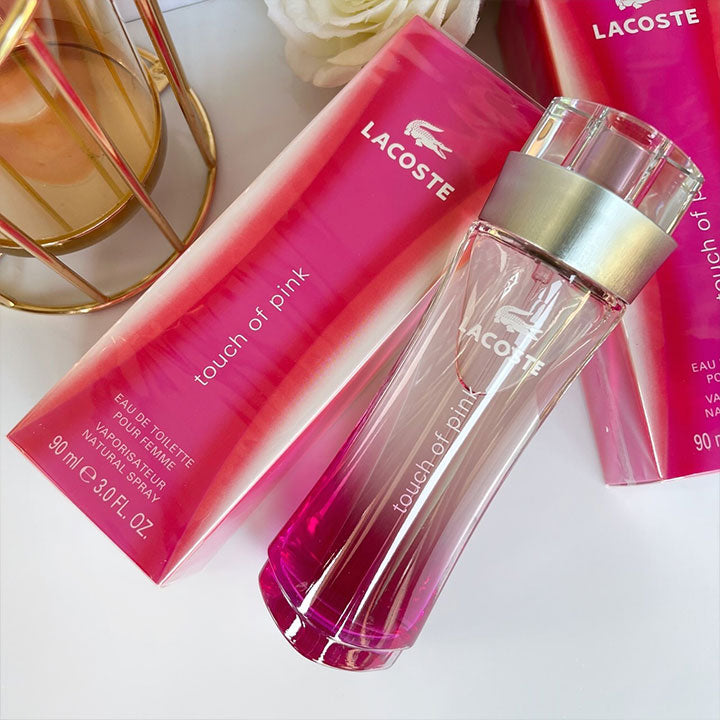 perfume lacoste touch of pink para mujer