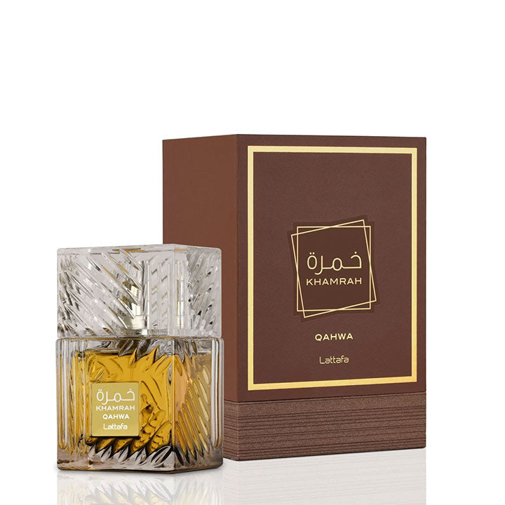 perfume lattafa khamrah qahwa eau de parfum