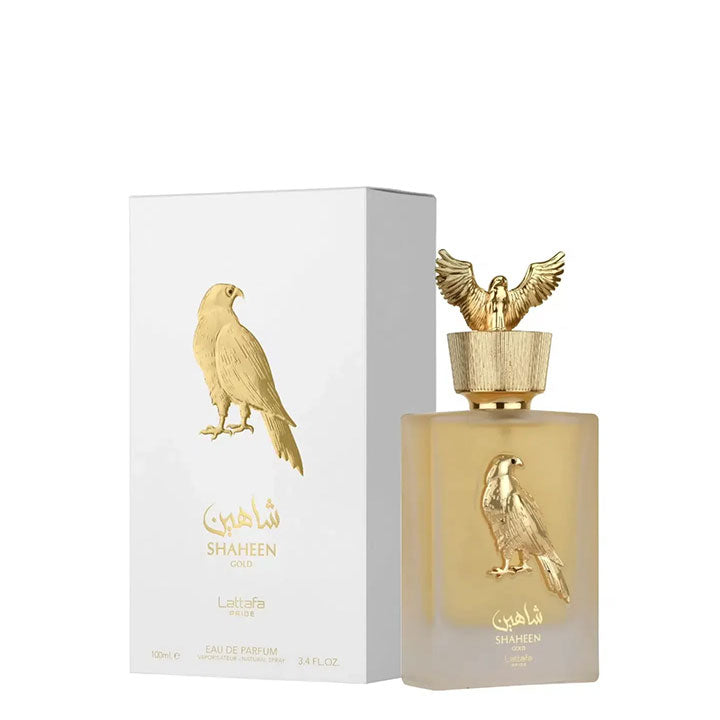 perfume original shaheen gold lattafa eau de parfum edp para hombres y mujeres unisex 100ml