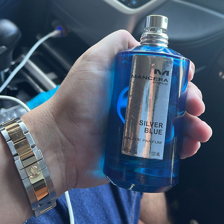 perfume mancera silver blue para hombre eau de parfum edp 120ml original