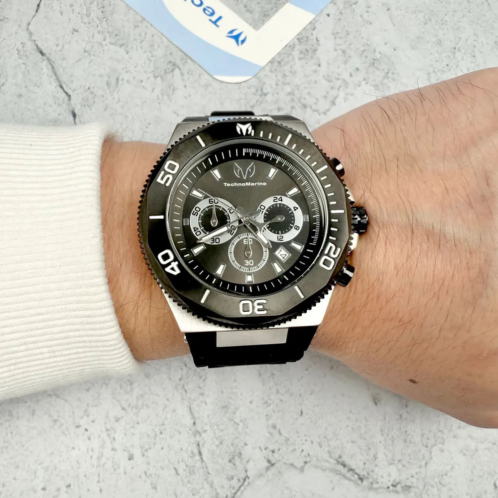 Reloj Deportivo Para Hombre Technomarine Manta Ocean TM-224014 - Negro