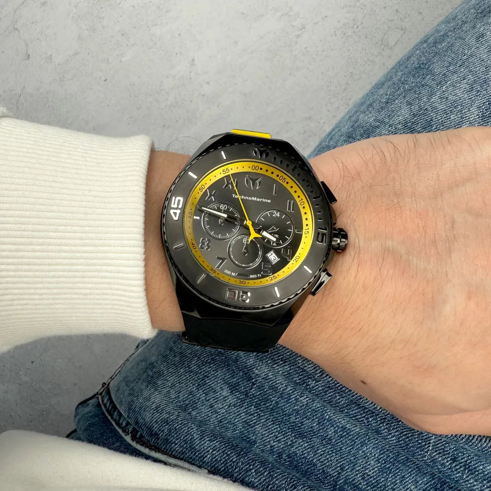 Reloj Deportivo Para Hombre Technomarine Manta TM-221045 - Negro