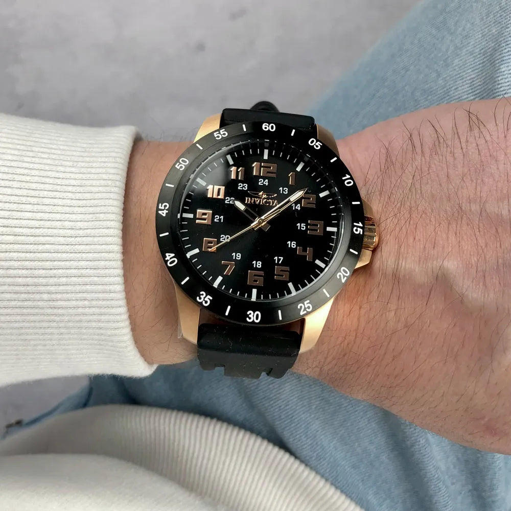 Reloj Deportivo Para Hombre Invicta Pro Diver 40000 - Negro