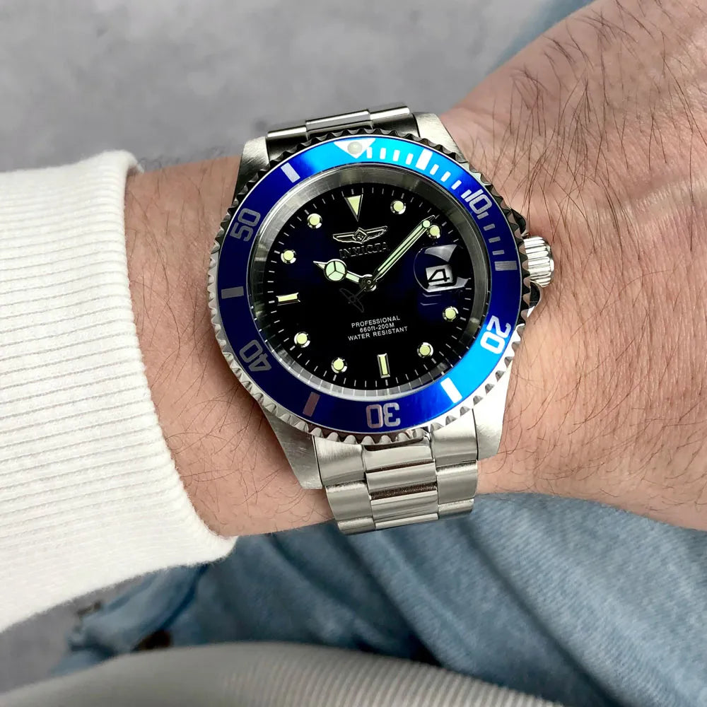 Reloj Elegante Para Hombre Invicta Pro Diver 26971 - Acero