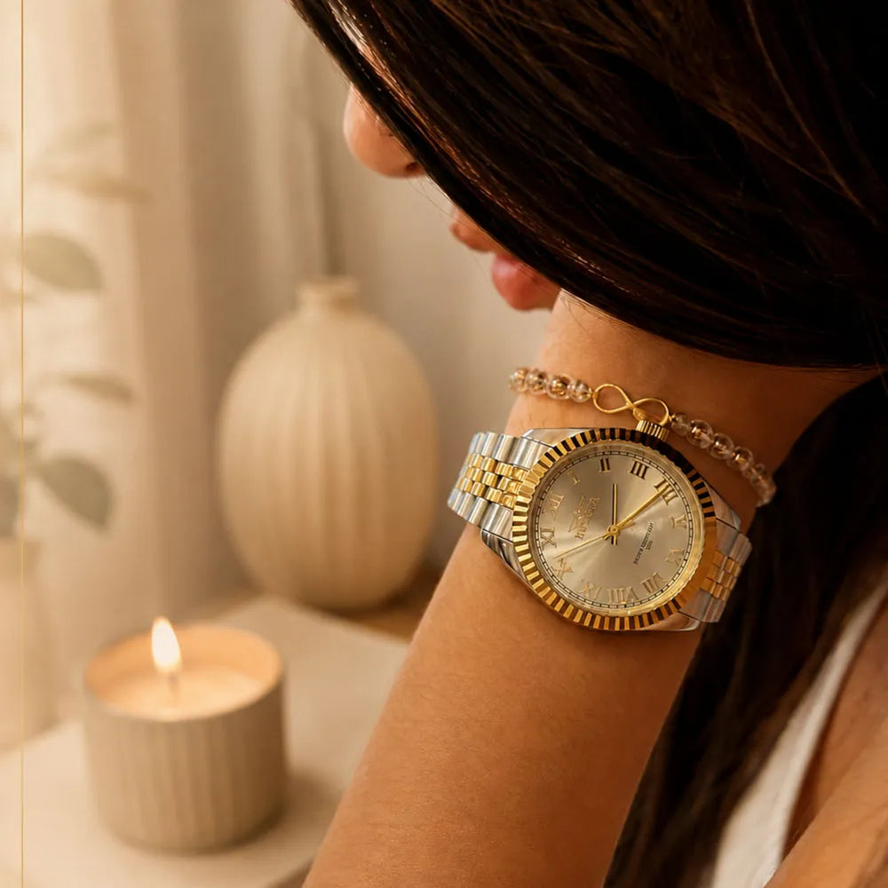 Reloj Para Mujer Invicta Specialty 47414 - Oro, Acero