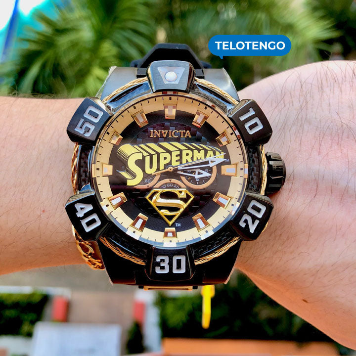 reloj superman invicta dc comics 41148