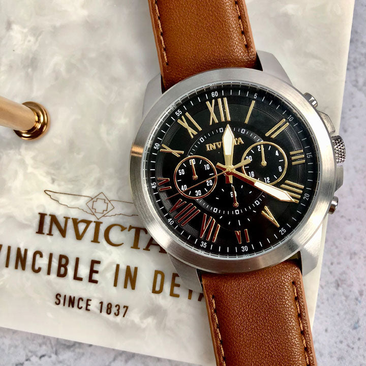 reloj original para hombre invicta specialty 44842 pulso manilla en cuero
