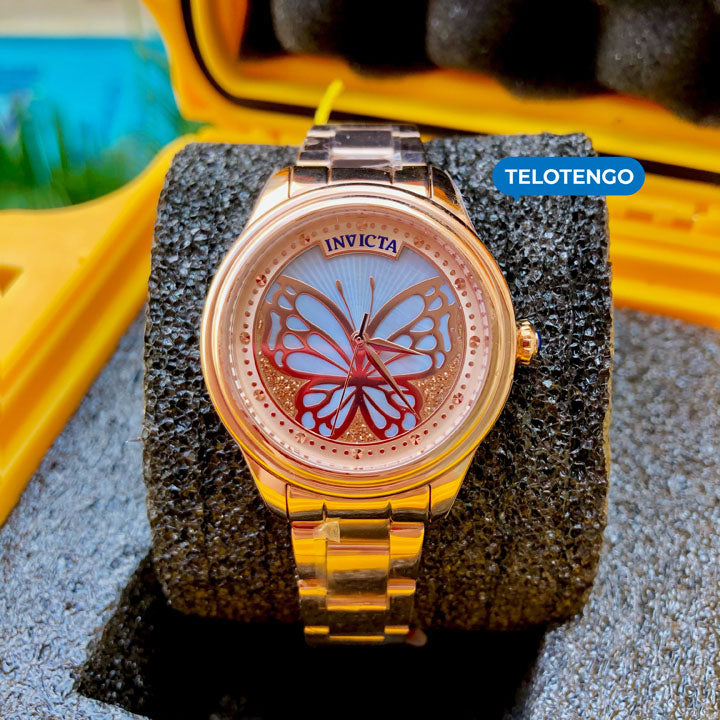 reloj original para mujer invicta wildflower 37099