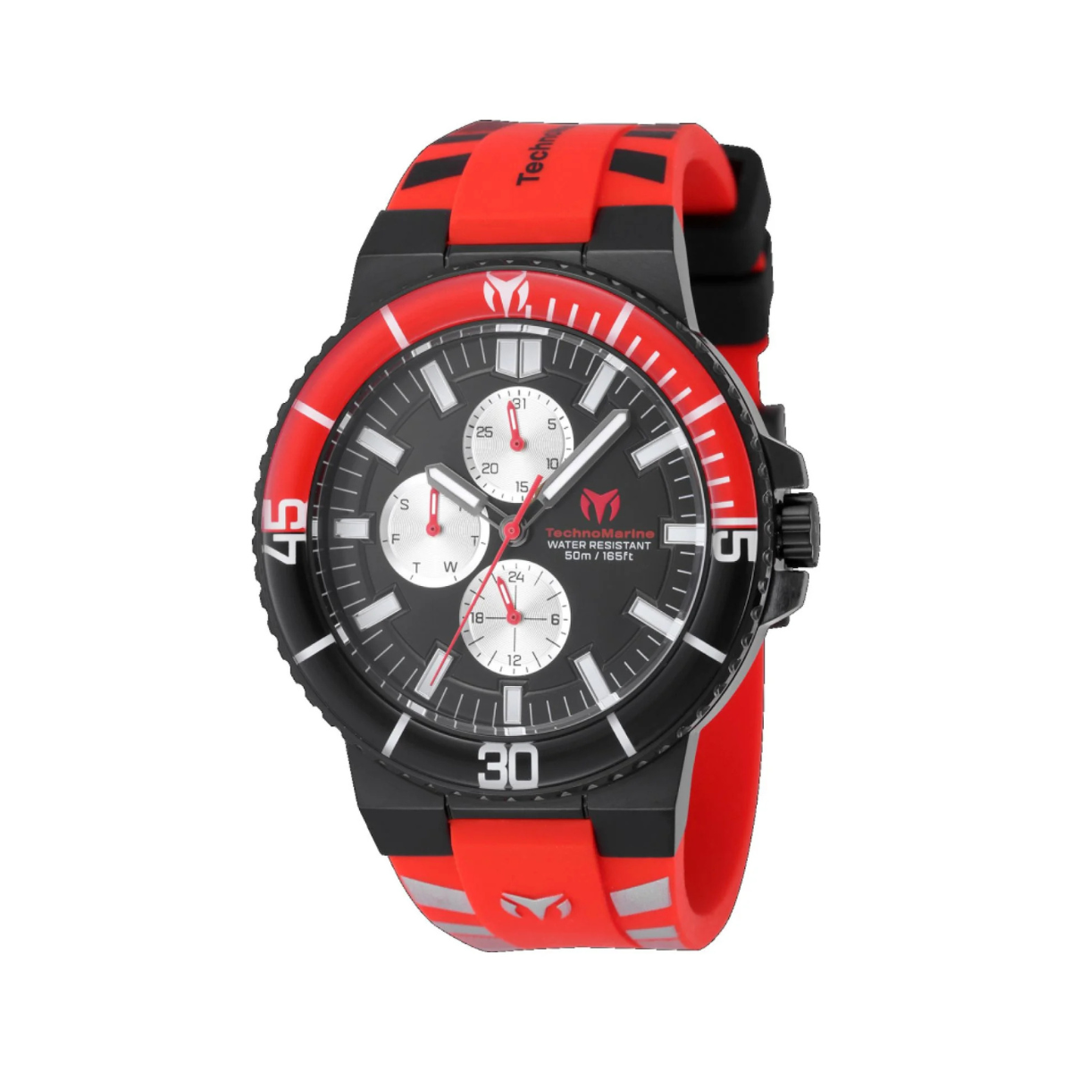 Reloj para hombre Technomarine Racing Legends TM-525039 original con correa roja
