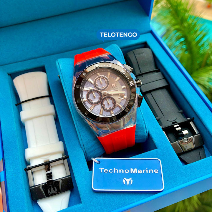 Reloj para hombre marca technomarine five elements tm 122002 original