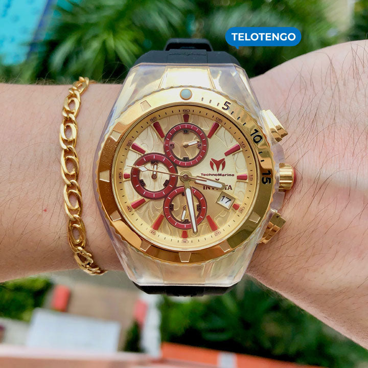 Reloj para hombre marca technomarine five elements tm 122004 original