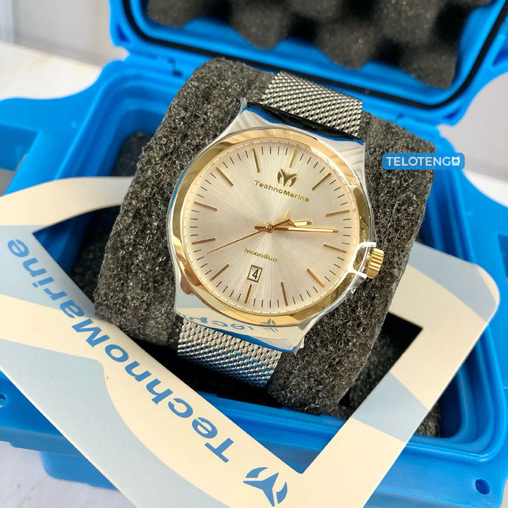 reloj original para mujer marca technomarine moon sun tm 121243